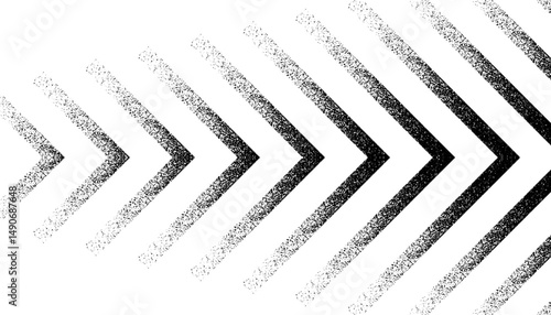 Black and white sporty background and jersey design. Smooth transition of sharp arrows shape with disappear effect. Vector Format Illustration 