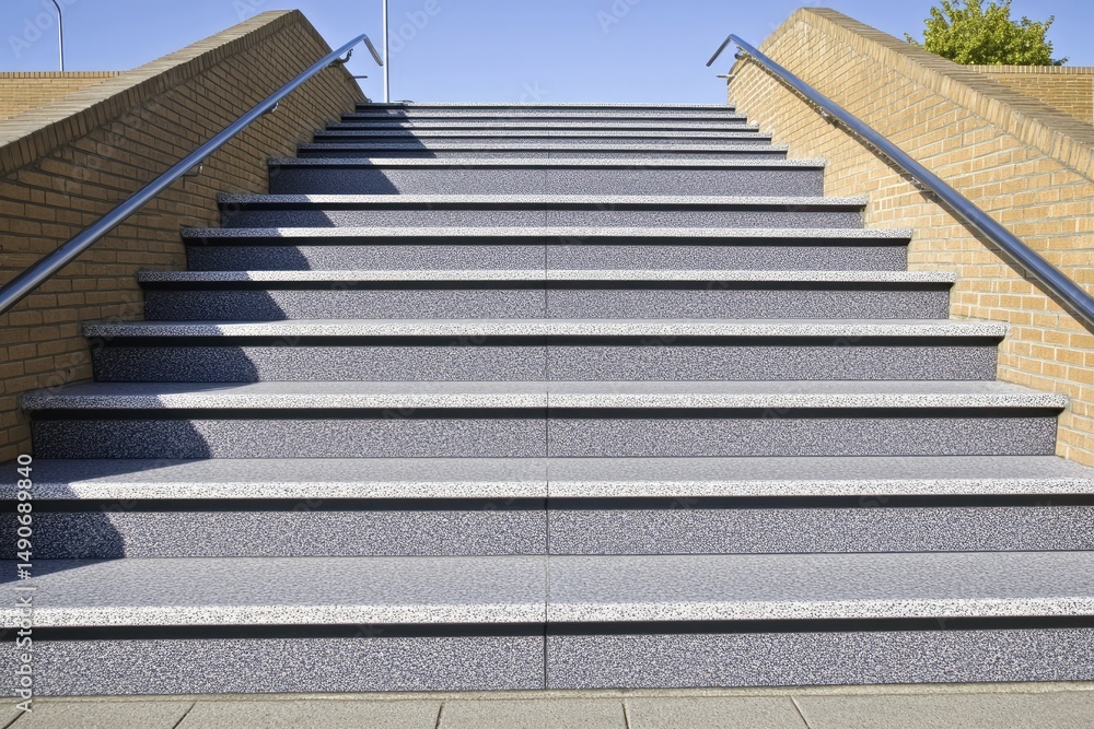 Exterior steps leading upwards Exterior steps leading upwards