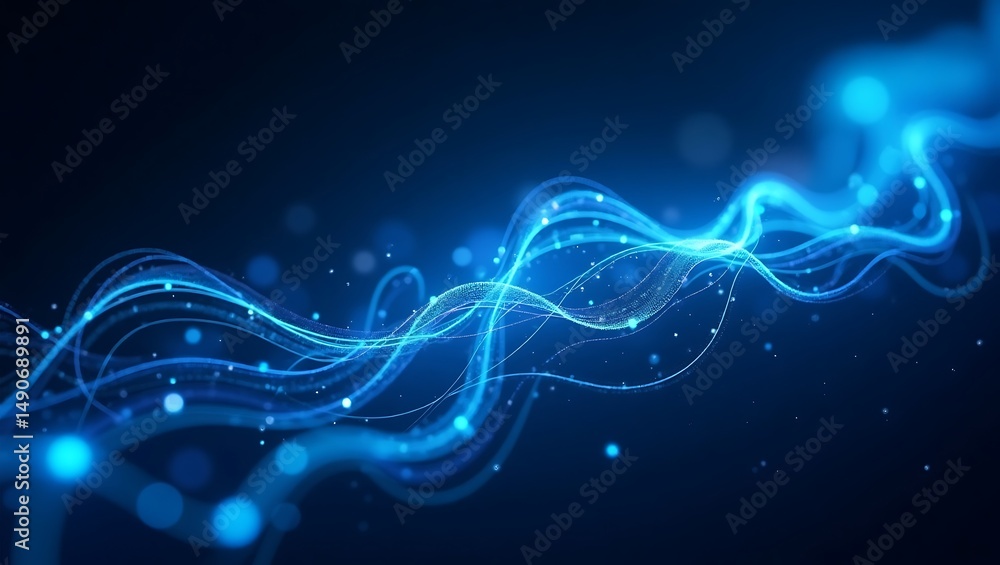 High quality Professional Abstract blue energy wave flowing data stream stock image High quality Professional Abstract blue energy wave flowing data stream stock image