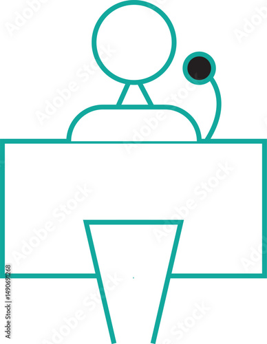man with speech bubble