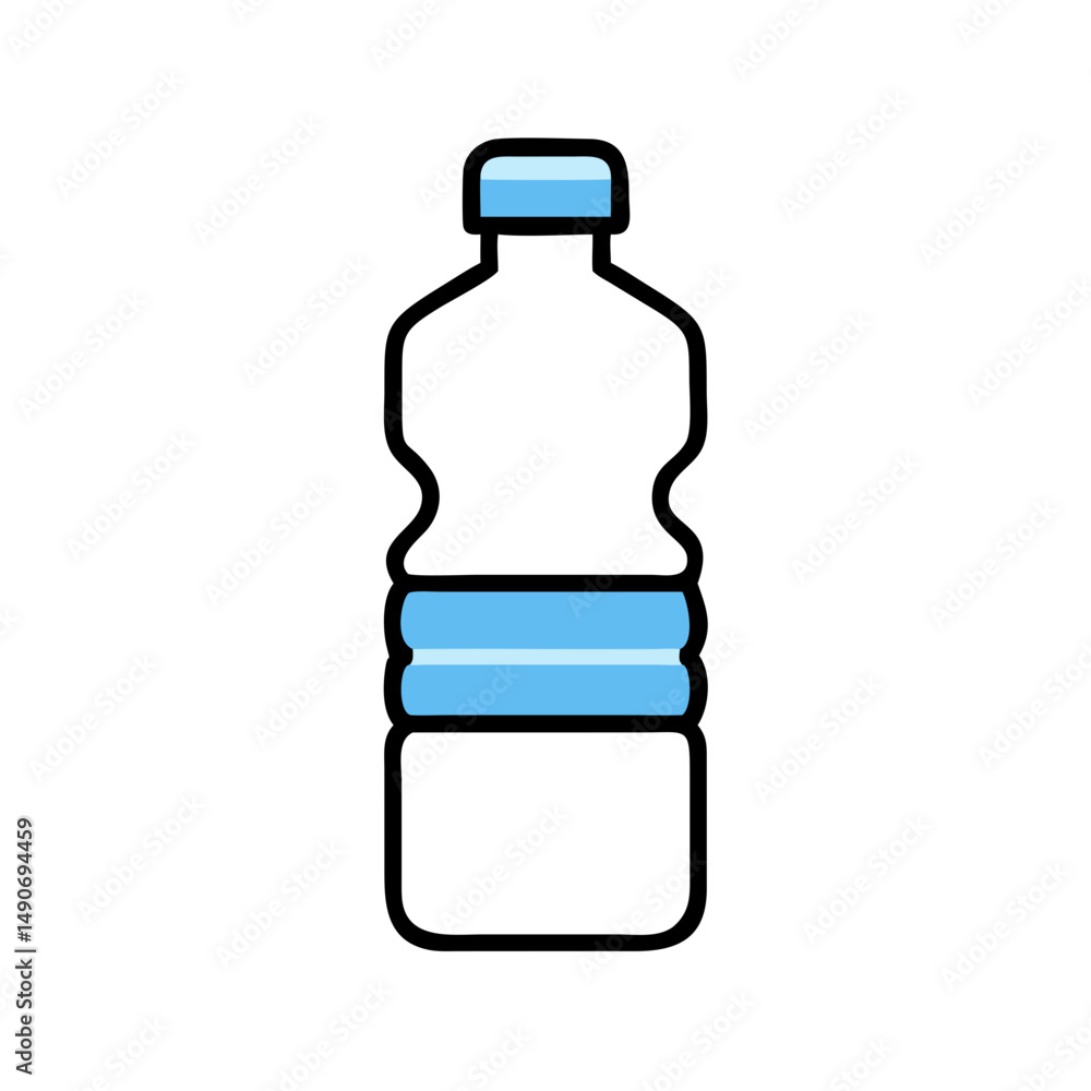 water bottle icon, water bottle vector illustration-simple illustration of water bottle, perfect for water bottle logos and icons