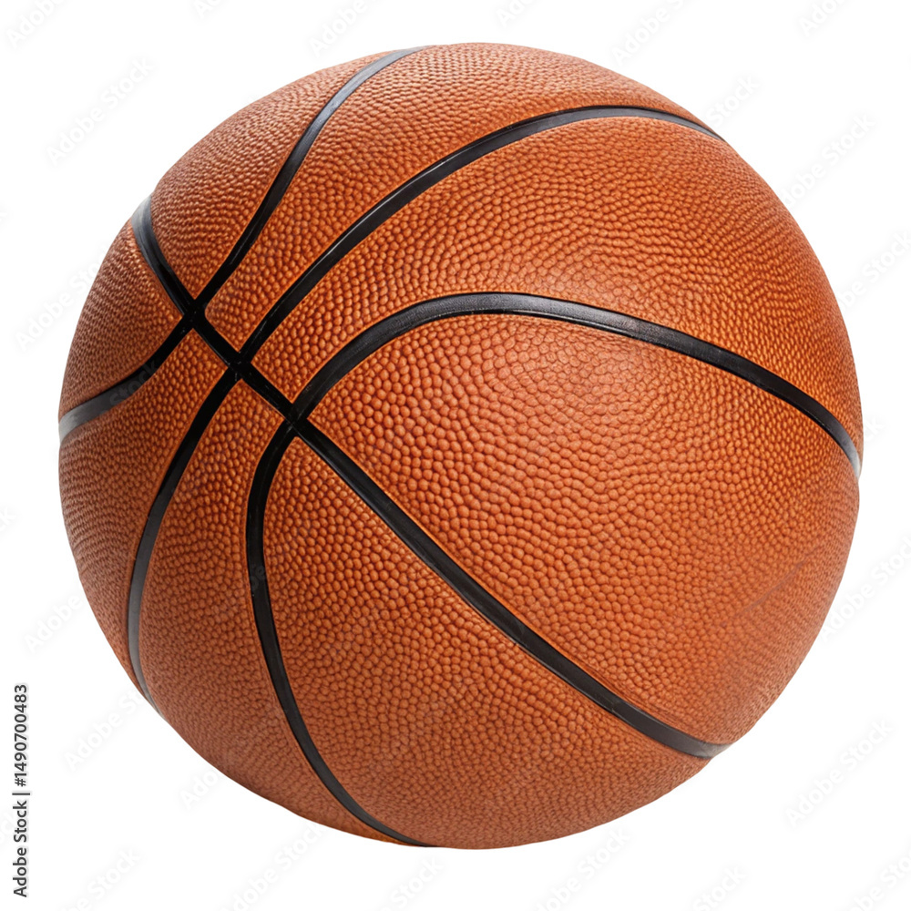 Fototapeta premium basketball isolated on white background