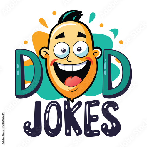 Funny Dad Jokes Icon Set for Father’s Day – Humorous Vector Illustration Pack, Celebrate Father’s Day with a smile! This hilarious dad jokes icon set features fun, quirky, and pun-filled vector. 