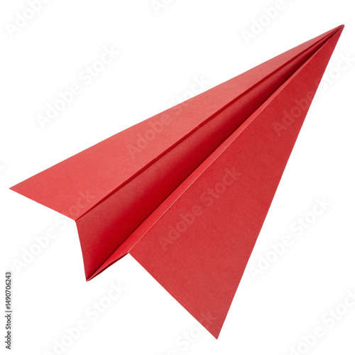 paper plane isolated on white