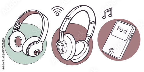 headphones icon logo
