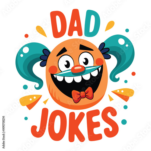 Funny Dad Jokes Icon Set for Father’s Day – Humorous Vector Illustration Pack, Celebrate Father’s Day with a smile! This hilarious dad jokes icon set features fun, quirky, and pun-filled vector. 