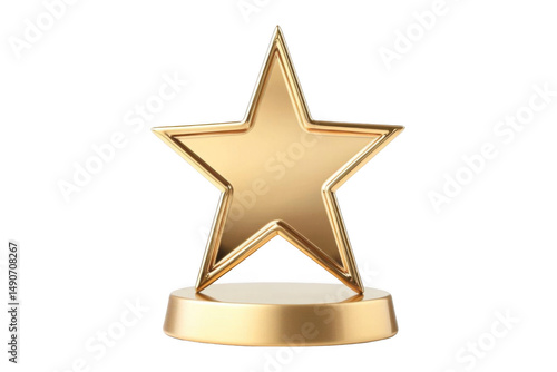 Achieve Goal with Golden Star And Success for all the Hard Work in life
