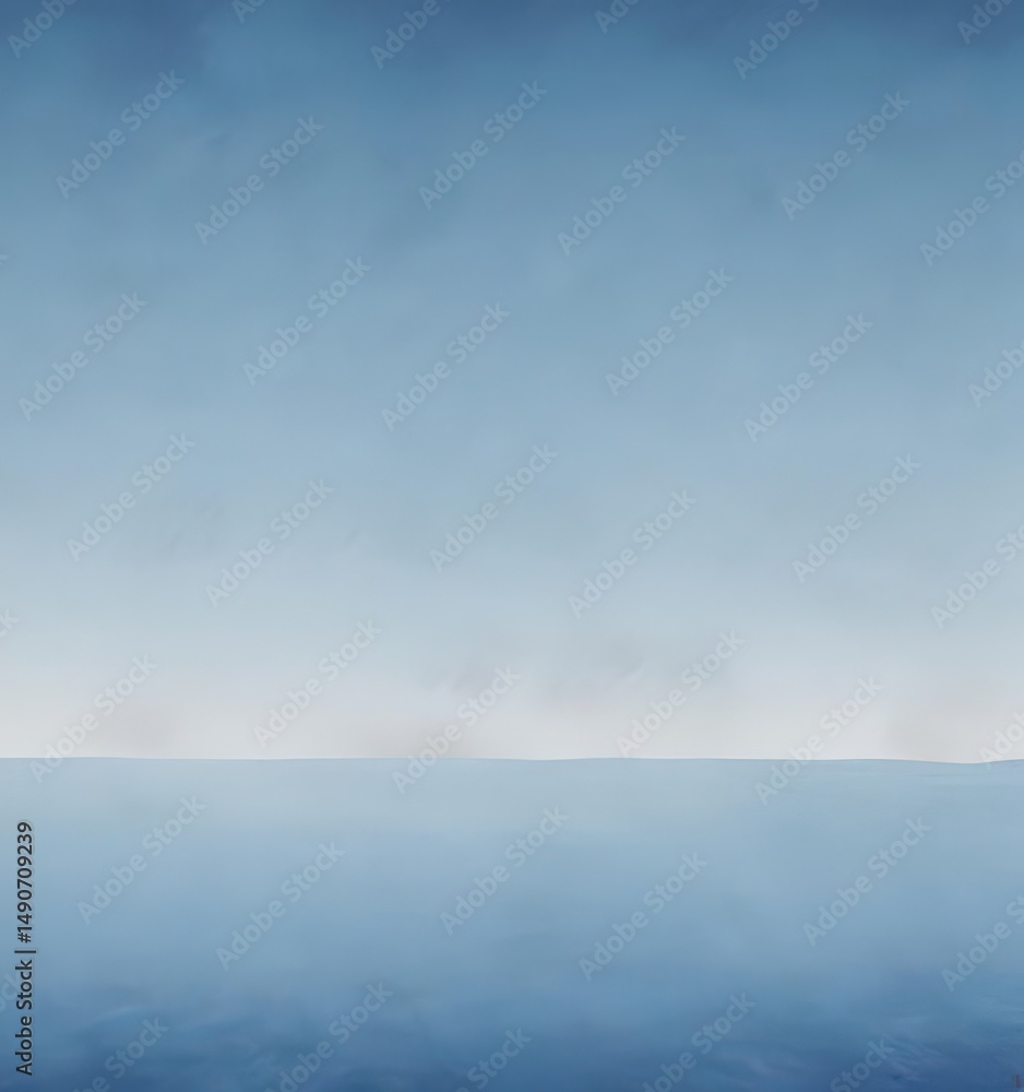 Naklejka premium Subtle blue watercolor gradients, calming effect, water, light blue