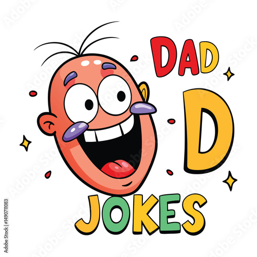 Funny Dad Jokes Icon Set for Father’s Day – Humorous Vector Illustration Pack, Celebrate Father’s Day with a smile! This hilarious dad jokes icon set features fun, quirky, and pun-filled vector. 