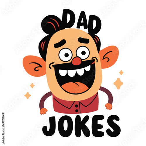 Funny Dad Jokes Icon Set for Father’s Day – Humorous Vector Illustration Pack, Celebrate Father’s Day with a smile! This hilarious dad jokes icon set features fun, quirky, and pun-filled vector. 