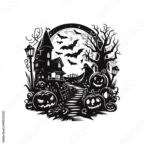 halloween vector illustration