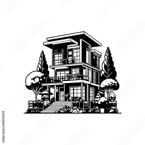 house vector