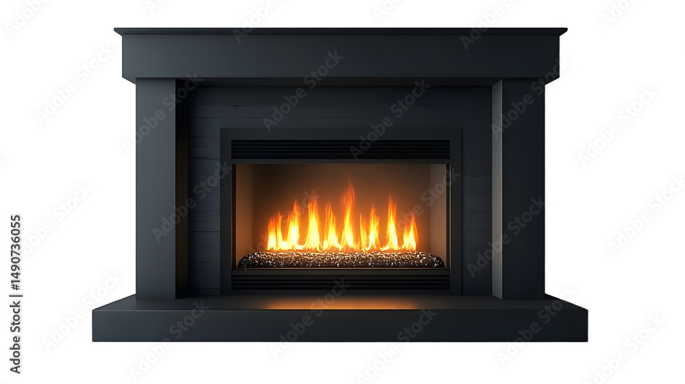 Sleek and Modern Electric Fireplace with Glowing Flames in a Stylish Black Mantel Design Sleek and Modern Electric Fireplace with Glowing Flames in a Stylish Black Mantel Design