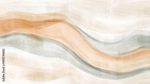 Abstract wavy textured background in muted tones