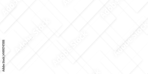 Abstract white and gray line background design. squares in bright light with soft shadows as pattern. paper texture design Modern and geometric design.
