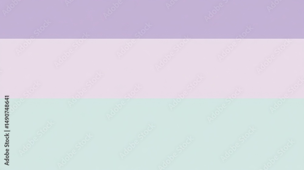 Obraz premium Abstract background showing light purple lavender and light green color blocks in a horizontal view