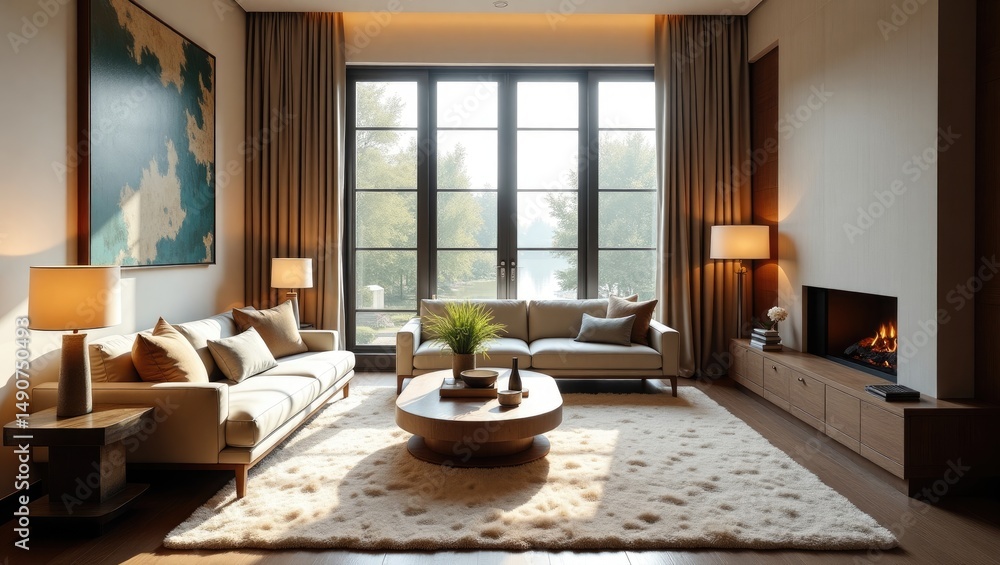 Fototapeta premium modern living room