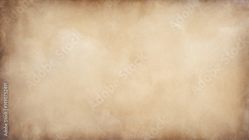 Old grunge stained paper texture for background design. Old parchment paper. Banner texture