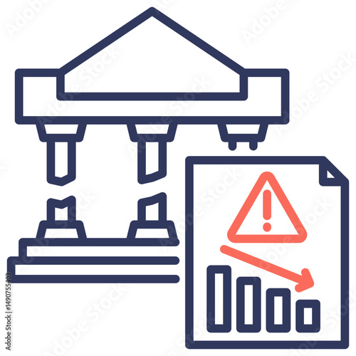 Bankruptcy Dual Tone Icon