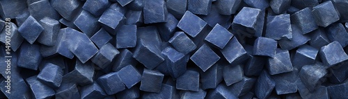 Wallpaper Mural Close-up view of many small, textured cubes. Torontodigital.ca