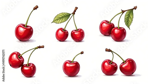 set of cherries