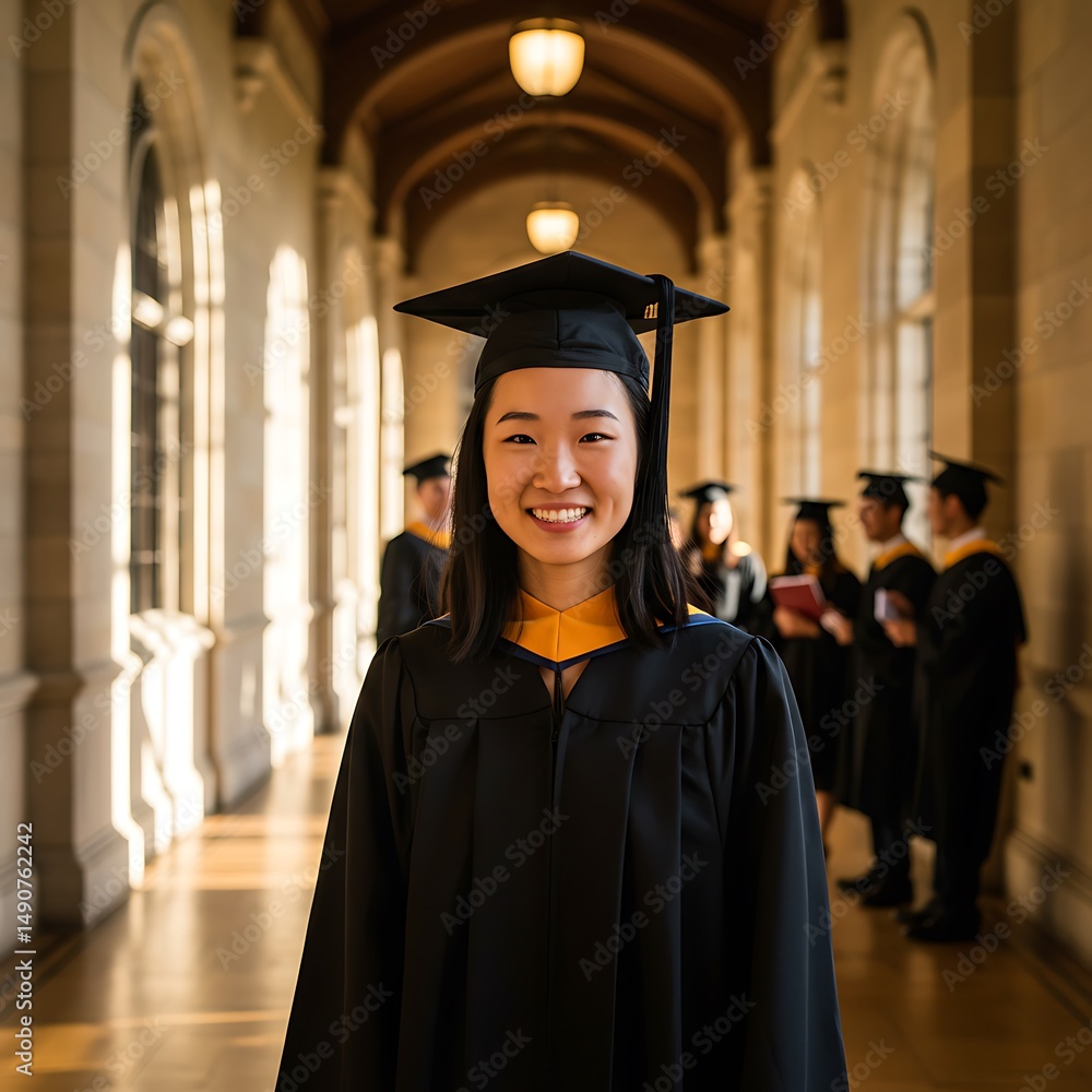 Obraz premium 卒業の光彩