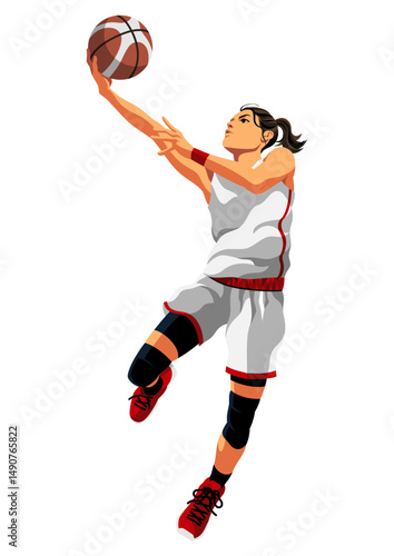 女子バスケットボール選手
