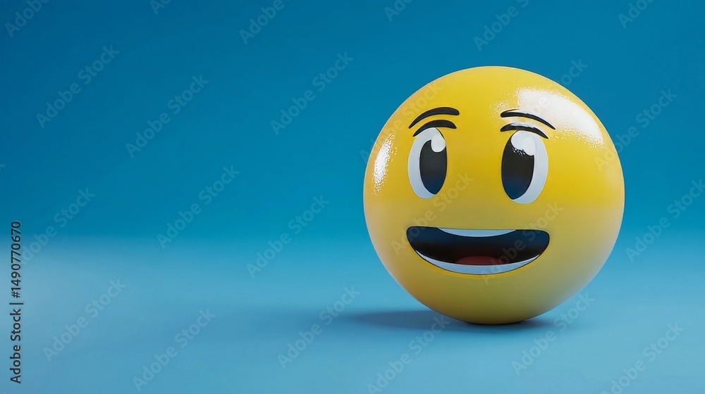 Fototapeta premium smiley face with egg