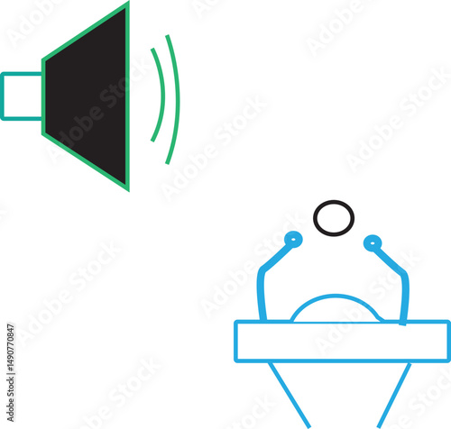 Vector illustration of mice