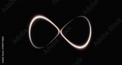 Light white twirl. A curved light effect of white lines. Luminous white circle. Light white pedestal, podium, platform or table . Vector PNG.