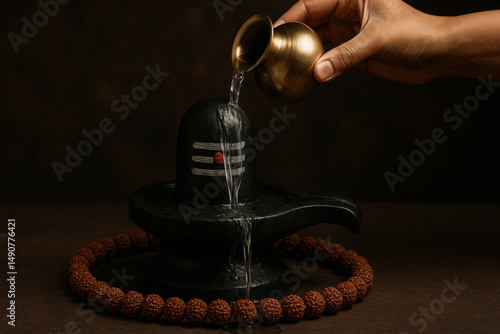 Shiv Linga Abhishek.