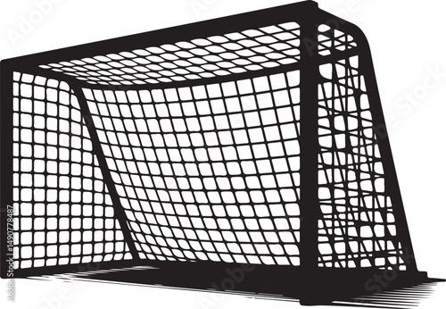 Sport Gates Icon with Long Shadow