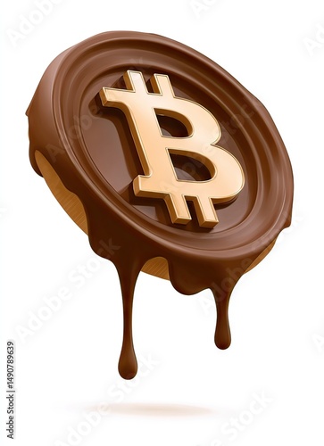 Celebrating chocolate day coin symbolism in finance with gold infusions