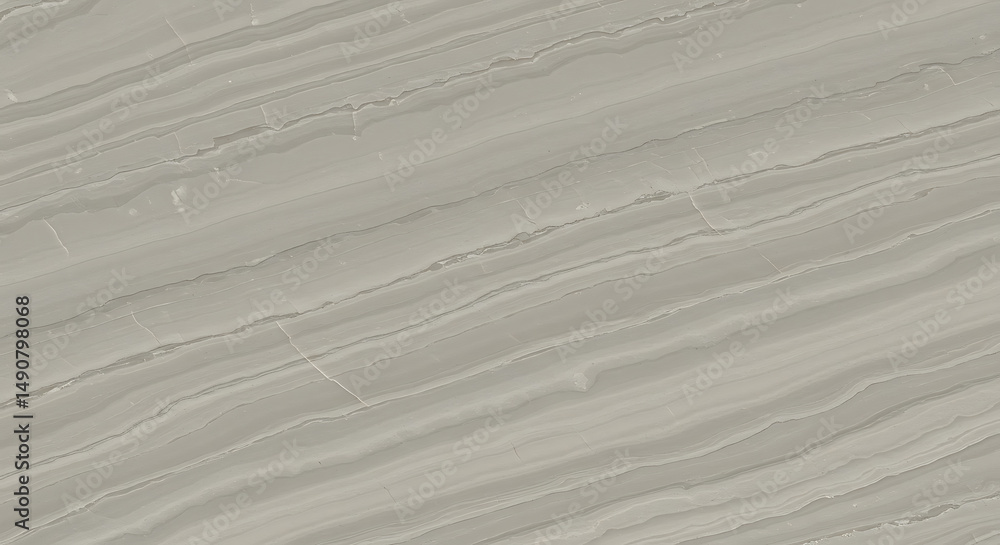 Obraz premium Grey Marble Stone Texture Wavy Veins Seamless Pattern Background Material