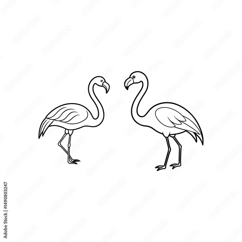 Fototapeta premium flamingo