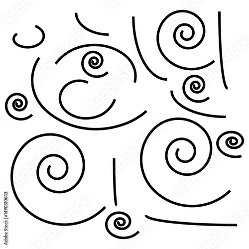 Abstract Spiral Backgrounds