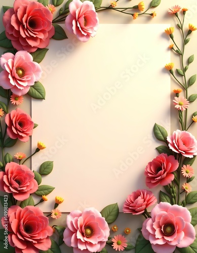 Wallpaper Mural Floral background / card Torontodigital.ca