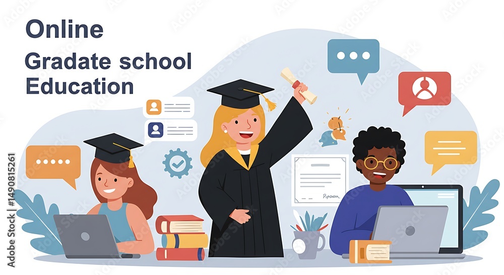 Obraz premium 未来への接続