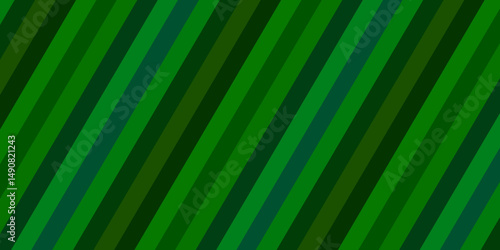 Green abstract background with lines features a bright vector design with a seamless geometric pattern and light rays