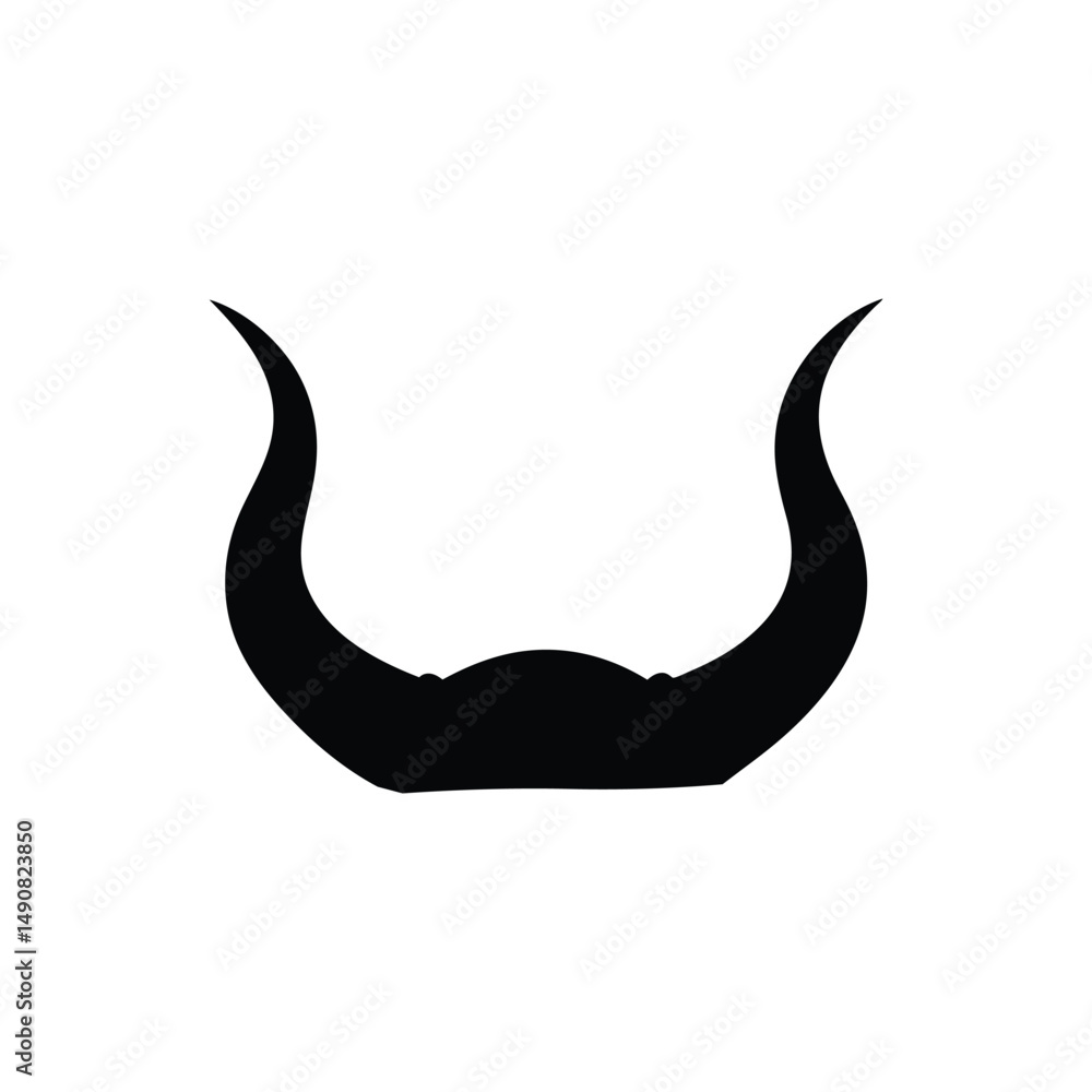Obraz premium devil horns silhouette
