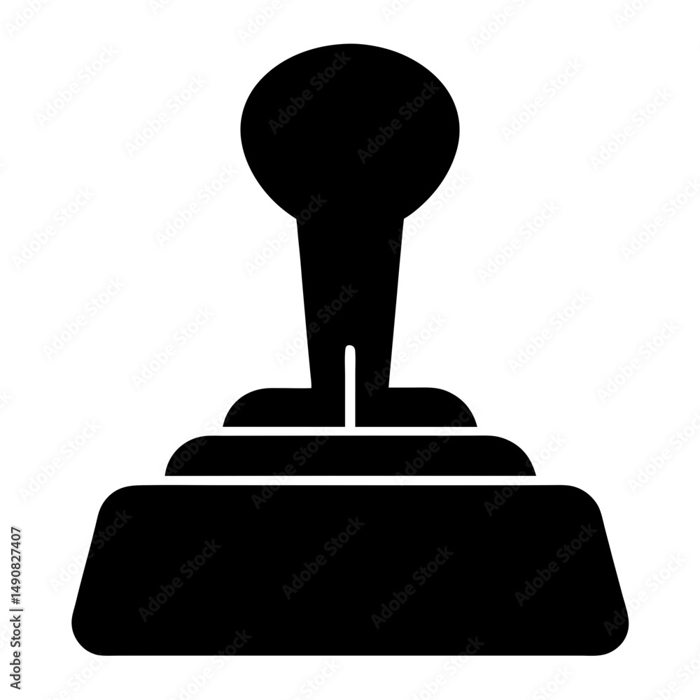 Stamp illustration showing a black rubber stamp used for official approval Stamp illustration showing a black rubber stamp used for official approval