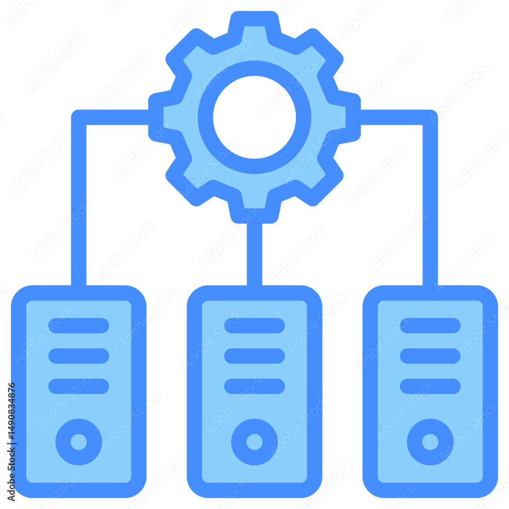 Obraz premium Infrastructure Icon