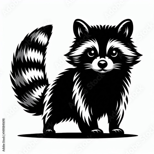 raccoon silhouette