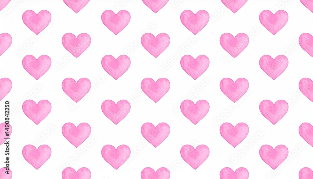 Pink Heart Pattern Background. Pink Heart Pattern Background.