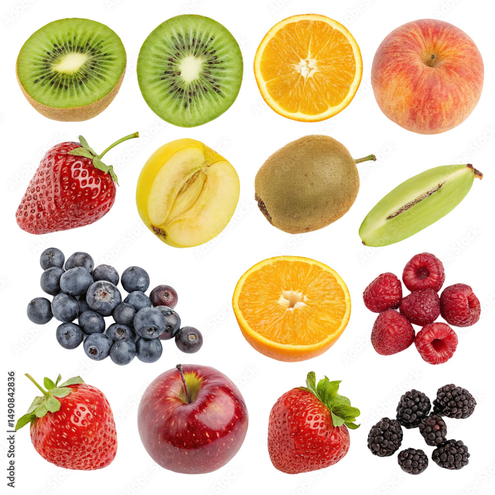 collection of fruits collection of fruits