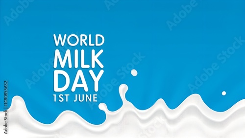 Wallpaper Mural World Milk Day Celebration Banner – 1st June Torontodigital.ca