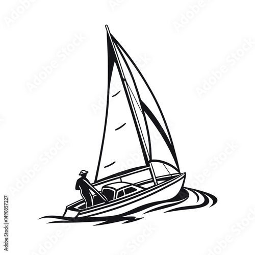Ship vector art illustration. Ships, boats, cargo, logistics, transportation and shipping icons.  Ship silhouettes vector art illustration. ship logo icon vector.