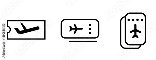 Airline ticket icon
