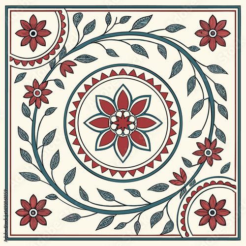 Eye-catching silk fabric scarf pattern 