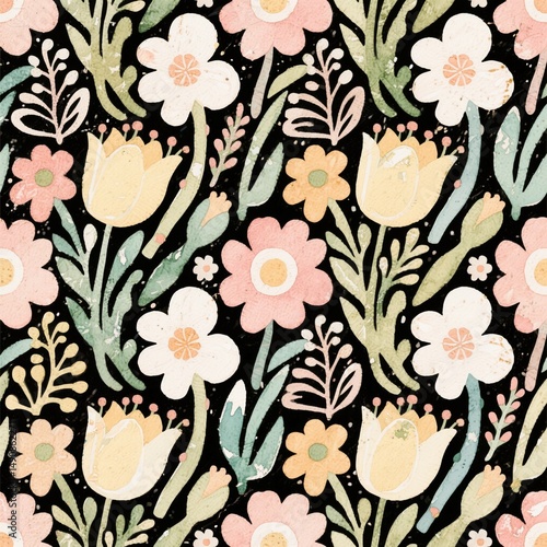 Seamless Floral Pattern design 